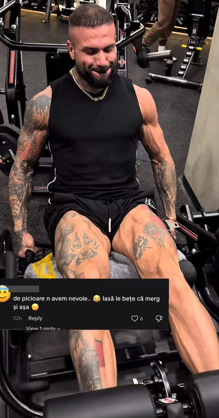 Narcis Bujor, în sala de sport