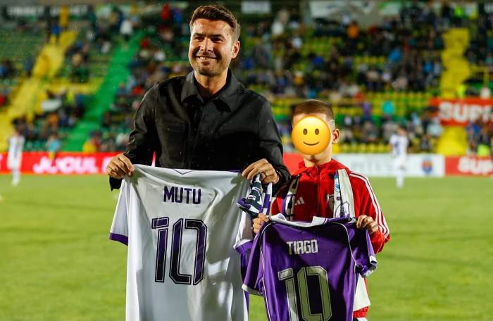 Adrian Mutu și fiul său