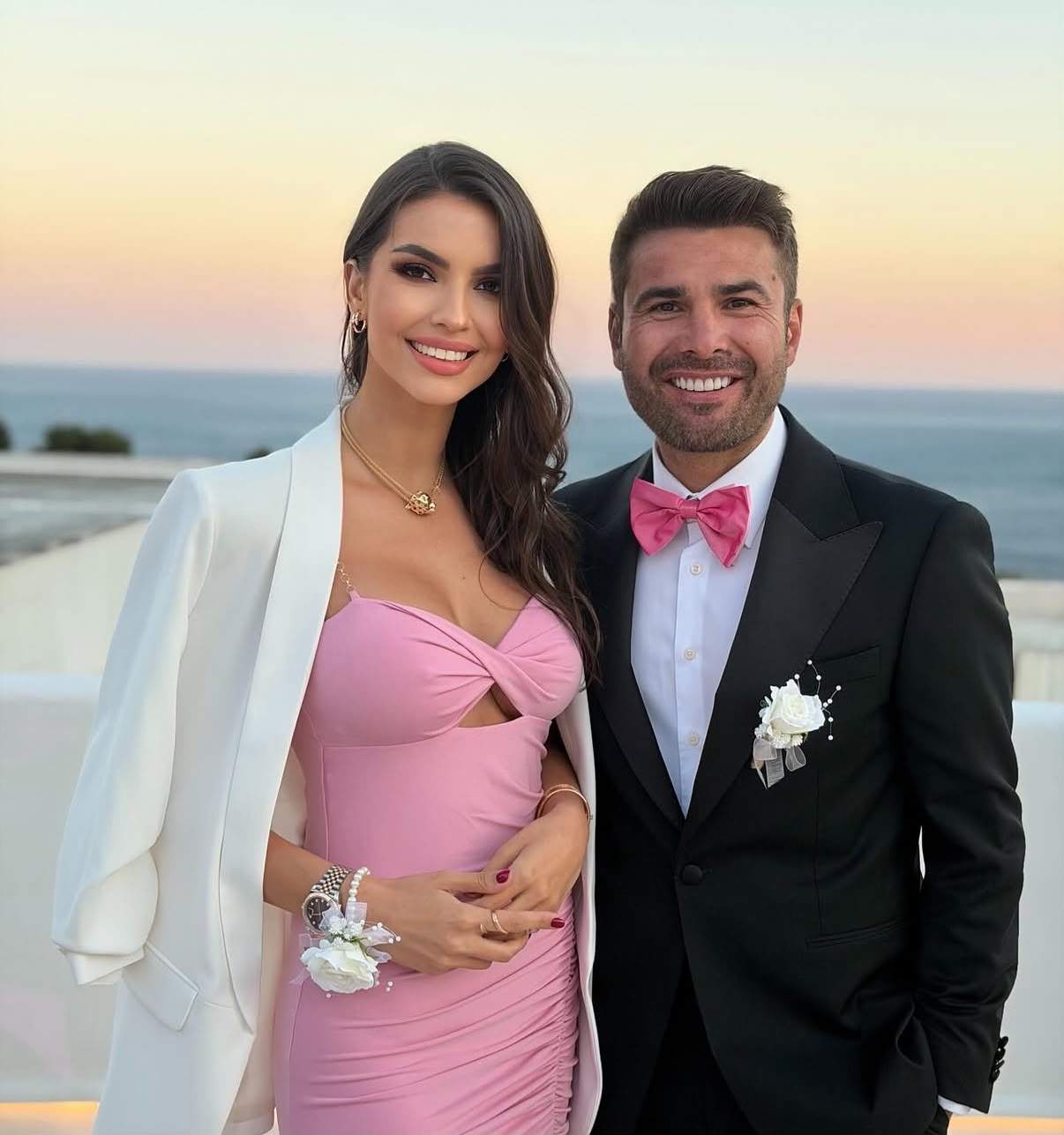 Adrian Mutu și soția lui