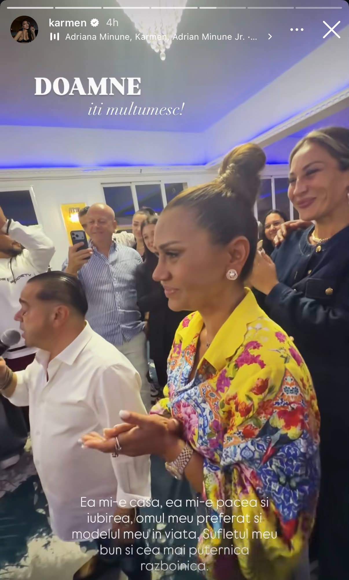 Imagini de la ziua de naștere a lui Cati Simionescu. Cum a fost sărbătorită soția lui Adrian Minune