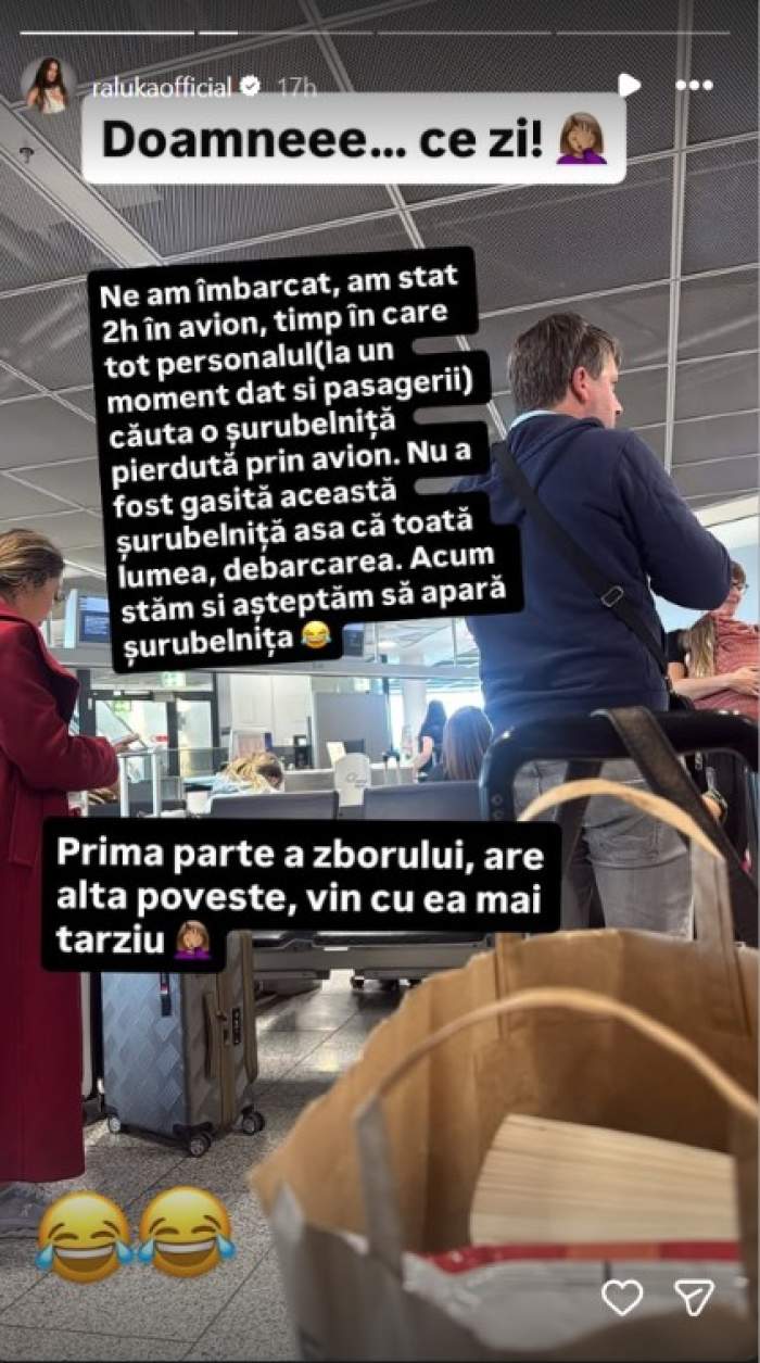 Raluka, blocată în aeroport. De ce avionul a zburat abia după 8 ore