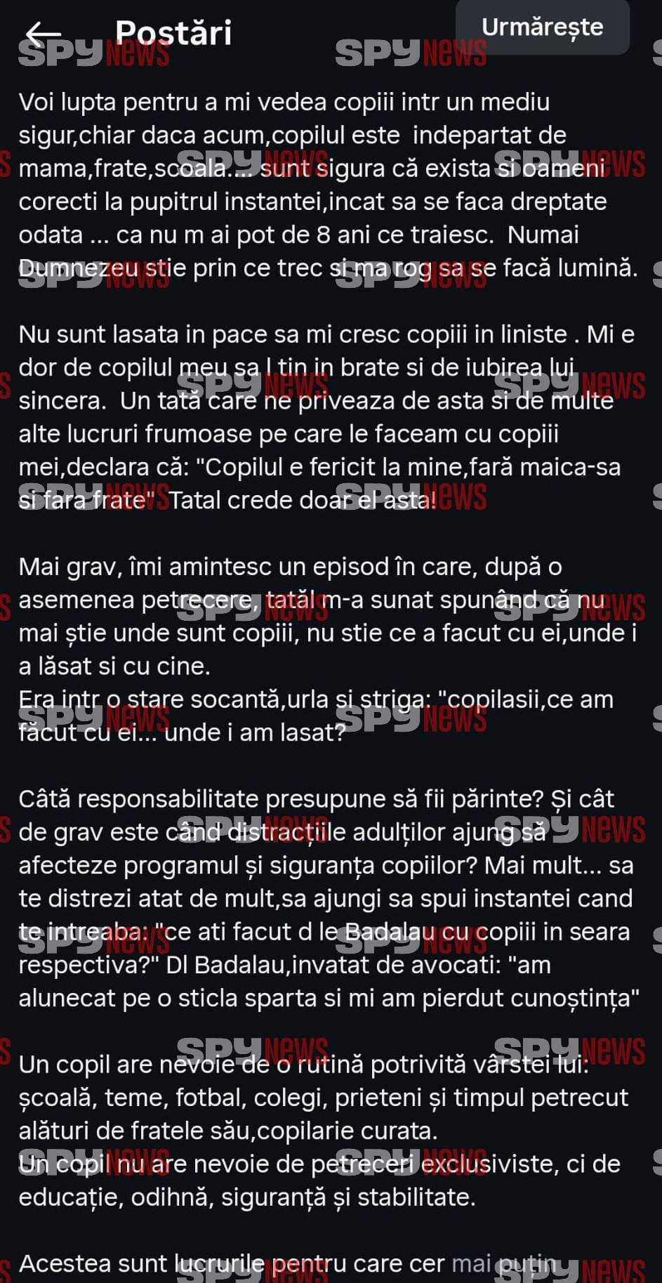 Claudia Pătrășcanu îl acuză pe Gabi Bădălău de neglijență. Episodul pe care l-a povestit abia acum: „M-a sunat spunând că nu mai știe unde sunt copiii”