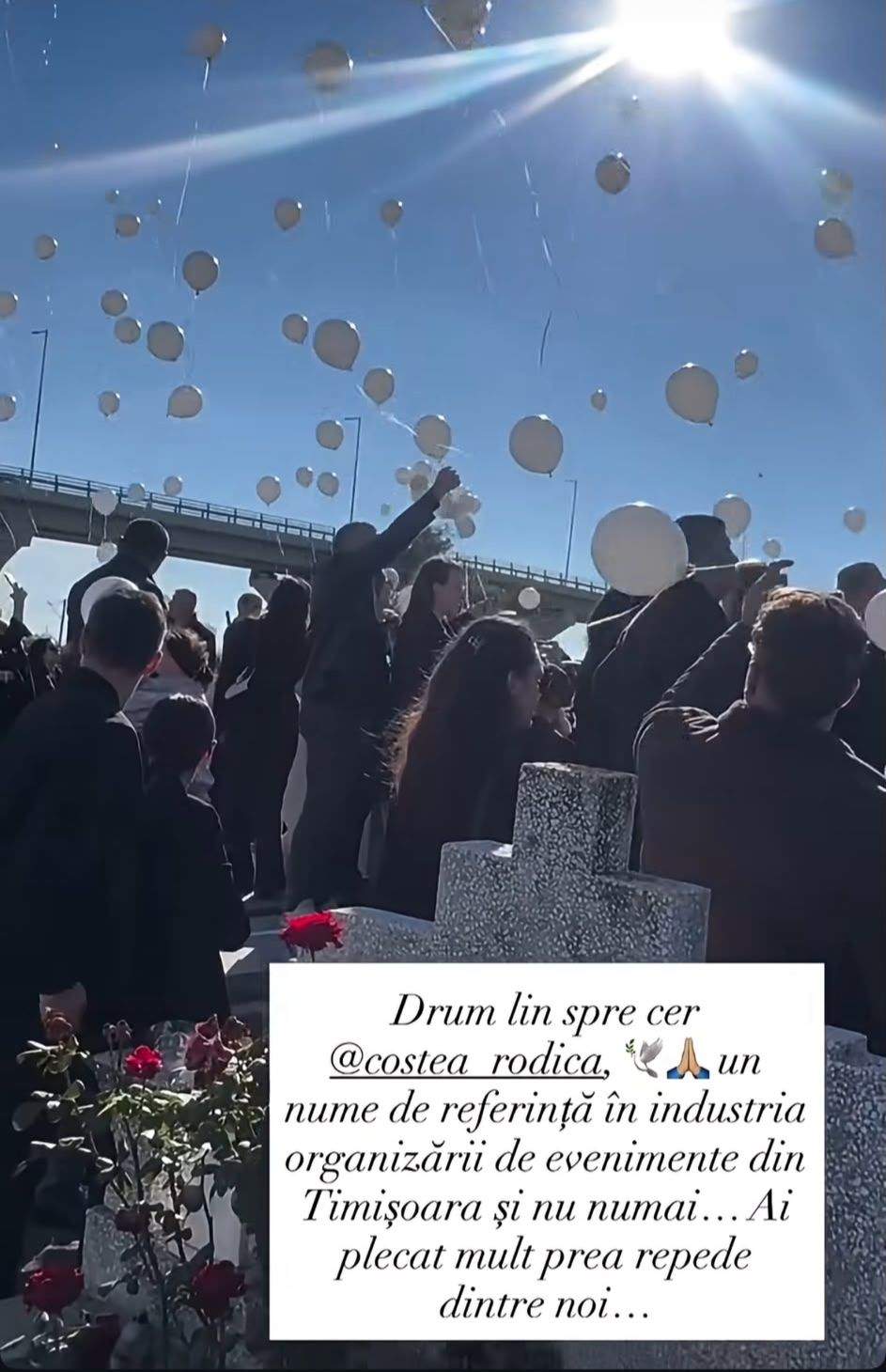 Rodica Costea a fost înmormântată! Ce gest emoționant au făcut persoanele care au condus-o pe ultimul drum