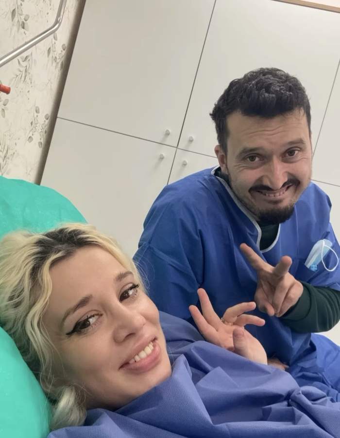 Anisia Gafton și Florin Serghei, în spital