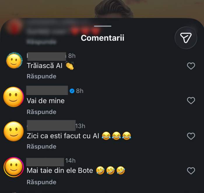 Comentariile primite