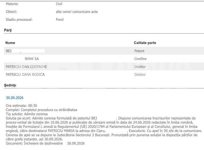 Moștenirea miliardarului Dinu Patriciu, scoasă la licitație! Ce au decis judecătorii și ce se întâmplă cu averea afaceristului