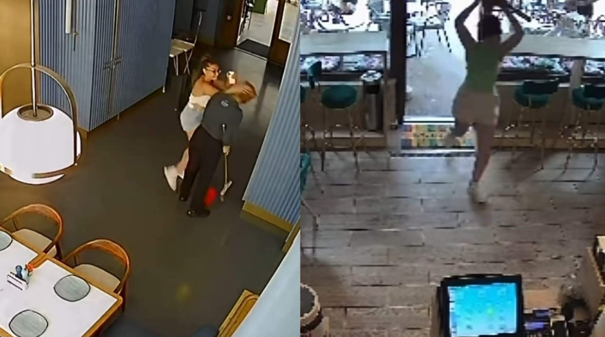Colaj cu momentul atacului