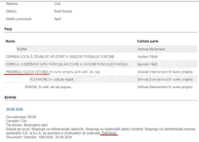 Olivia Steer a dat lovitura în instanță! A câștigat definitiv procesul pentru o moștenire uriașă. Decizia judecătorilor
