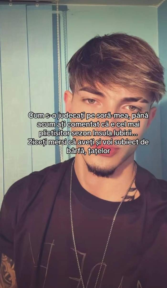 Fratele Biancăi Iotu a răbufnit, după imaginile intime cu sora lui și Narcis, de la Insula iubirii. Mesajul dur pentru cei care o critică