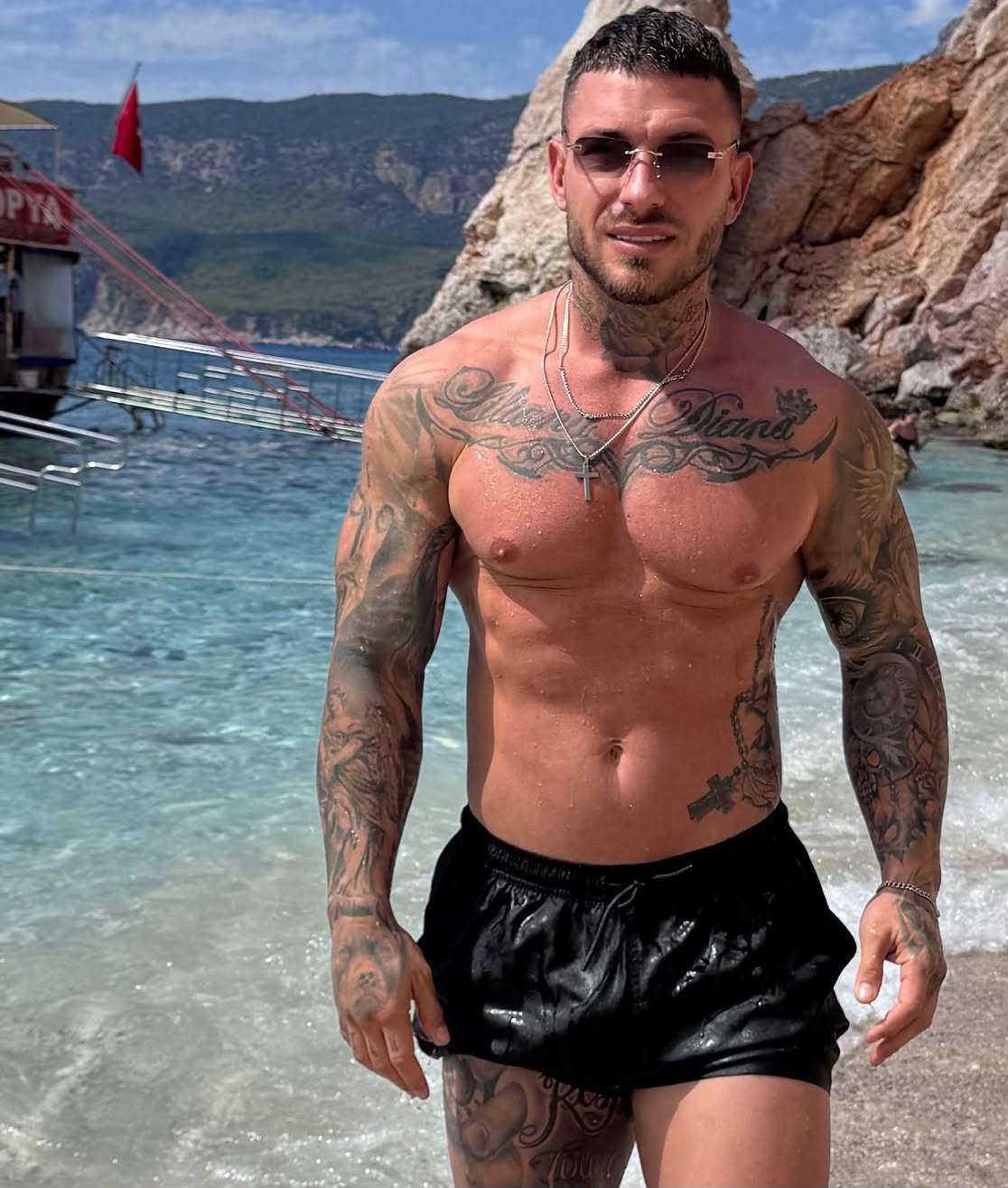 Daniel Chiorean, pe plajă