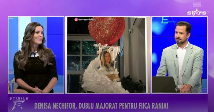 Denisa Nechifor, la Știrile Antena Stars