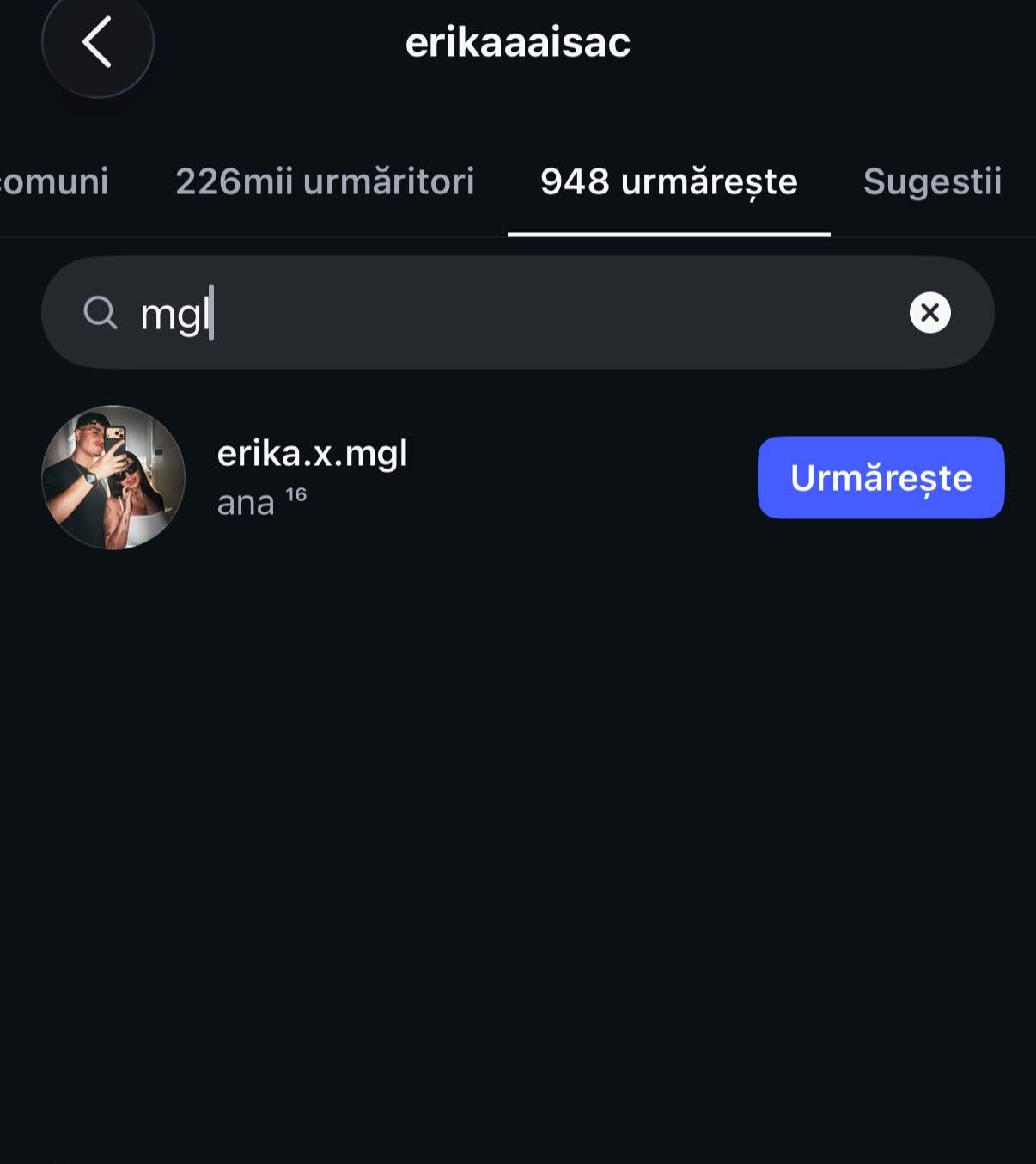 Lista urmăritori