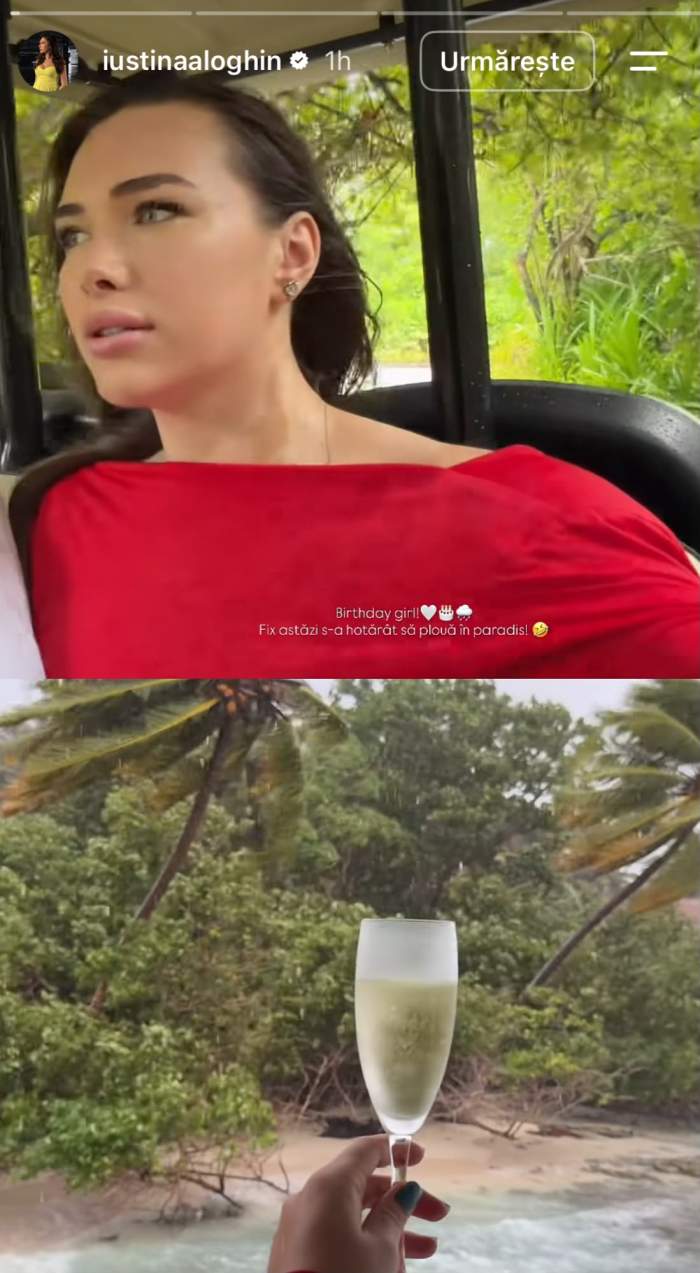Iustina Loghin, în Maldive