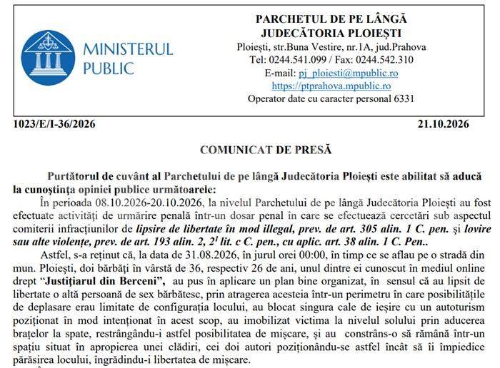 Justițiarul de Berceni rupe tăcerea după arestul la domiciliu! Cum a fost interceptat și ce i-au ridicat anchetatorii | EXCLUSIV