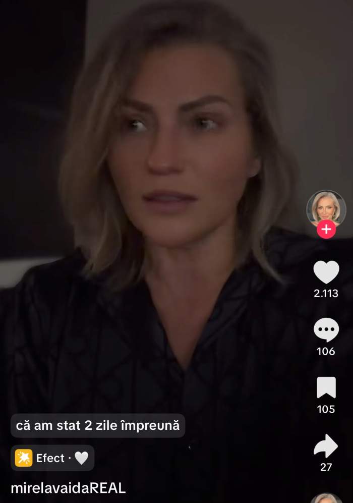 Mirela Vaida, pe tiktok