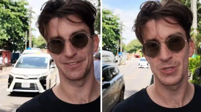 Colaj foto cu Rareș Cojoc