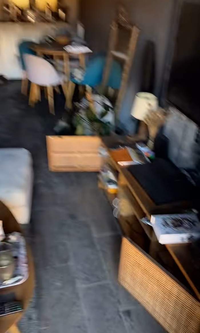 Apartamentul distrus