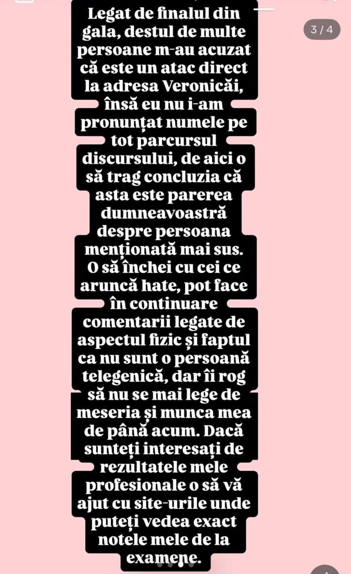 Andreea de la Mireasa, primele declarații după ce a fost eliminată din emisiune. Ce a spus despre Veronica și criticile primite