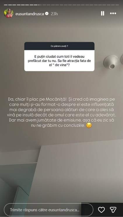 Andrușca sare în apărarea lui Ionuț Mocăniță de la Insula iubirii, după ce a fost acuzat că este fals. Mesajul ispitei