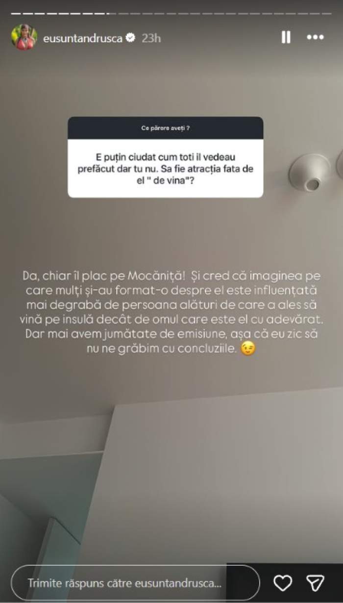 Andrușca sare în apărarea lui Ionuț Mocăniță de la Insula iubirii, după ce a fost acuzat că este fals. Mesajul ispitei