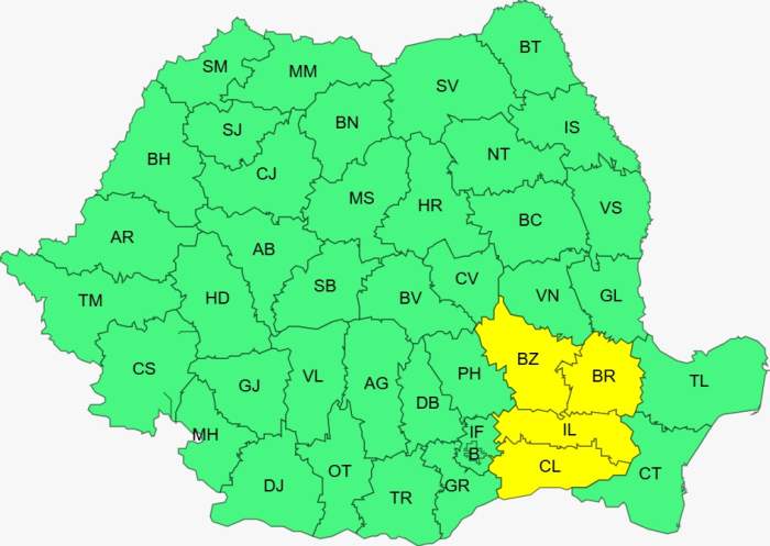 Hartă vreme