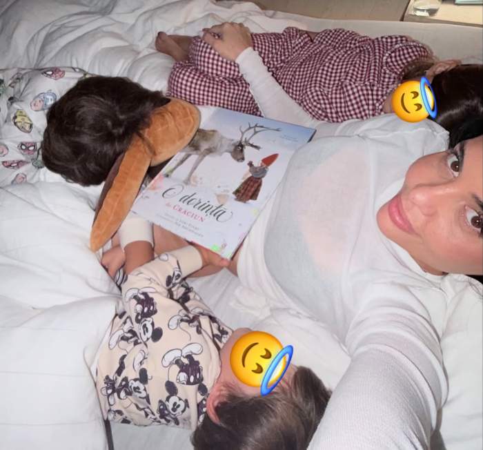 Andreea Popescu și copiii ei