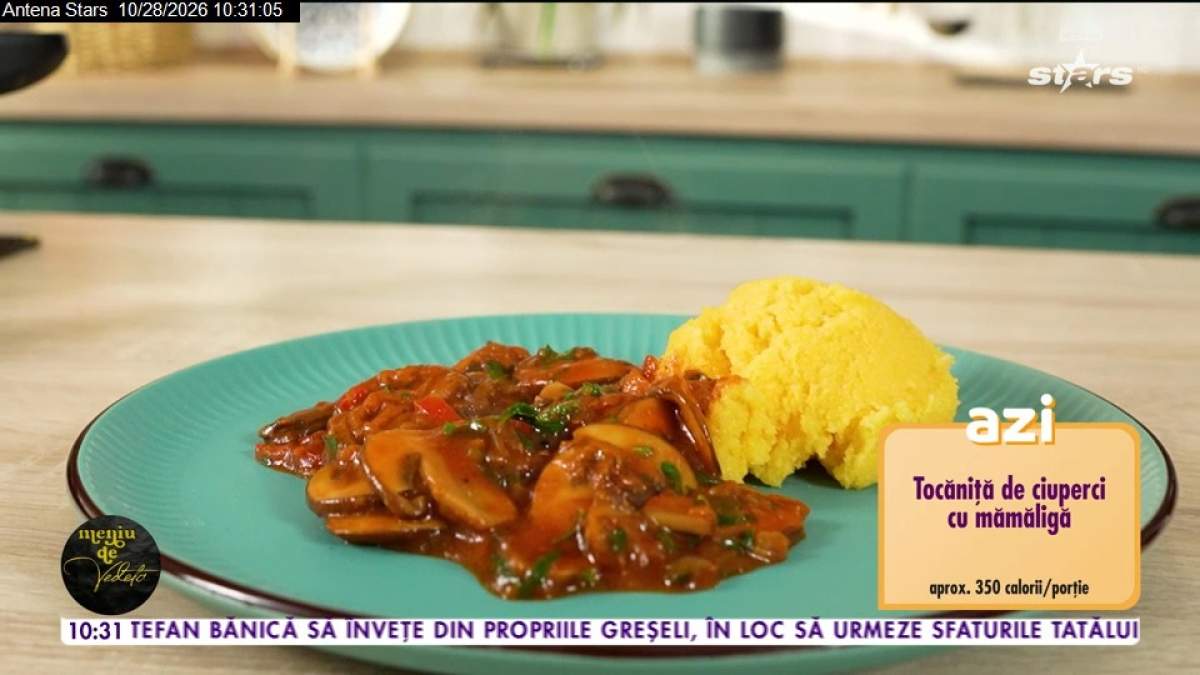 Tocăniță cu ciuperci