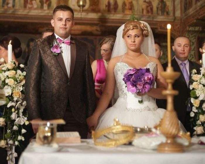 Imagini rare de la nunta Oanei Tomoiagă. Nașii artistei au fost Cornelia și Lupu Rednic