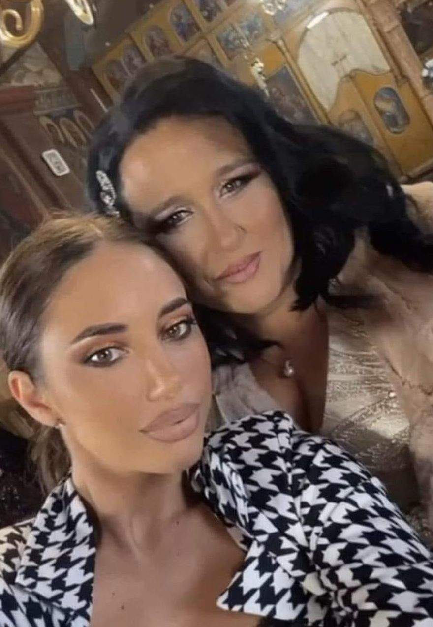 Bianca Giurcă și mama sa