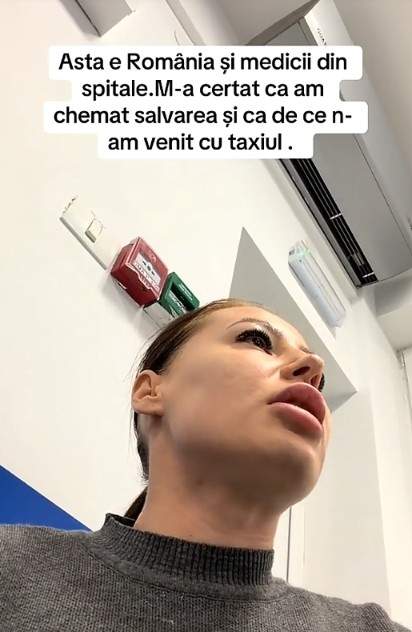 O femeie susține că a fost certată pentru că a venit la spital cu ambulanța. Ce a urmat