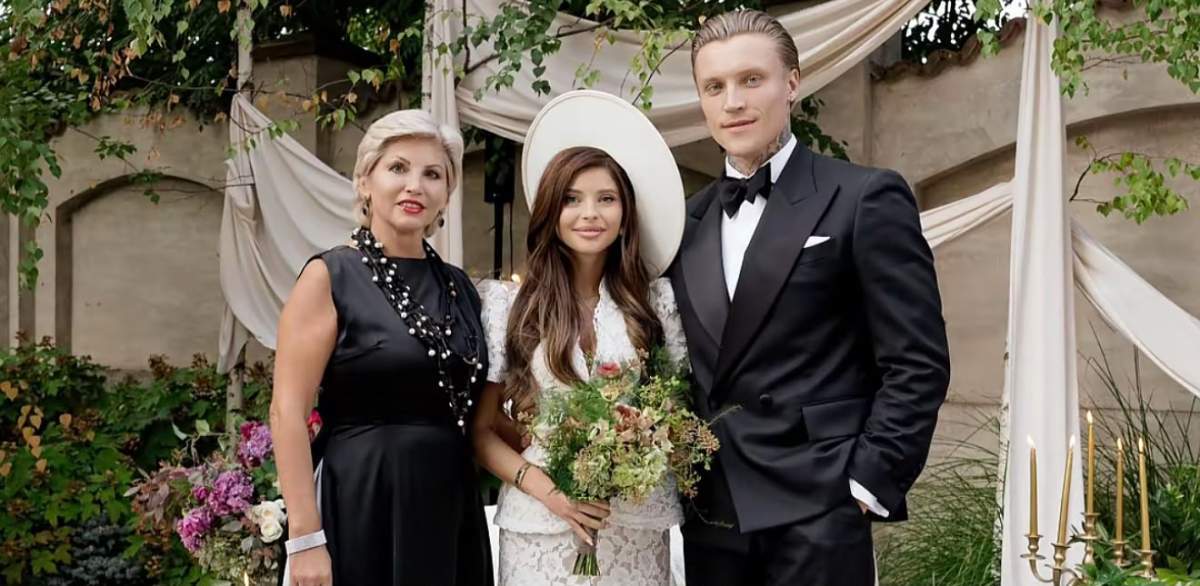 Victoria Lungu cu Valerie și Alex Gîlcă