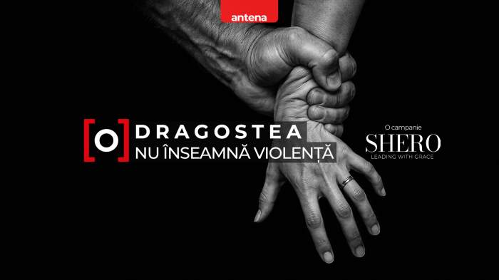 1.900 de victime și o societate care încă găsește scuze agresorilor. SHERO și Observator lansează campania „Dragostea nu înseamnă violență”
