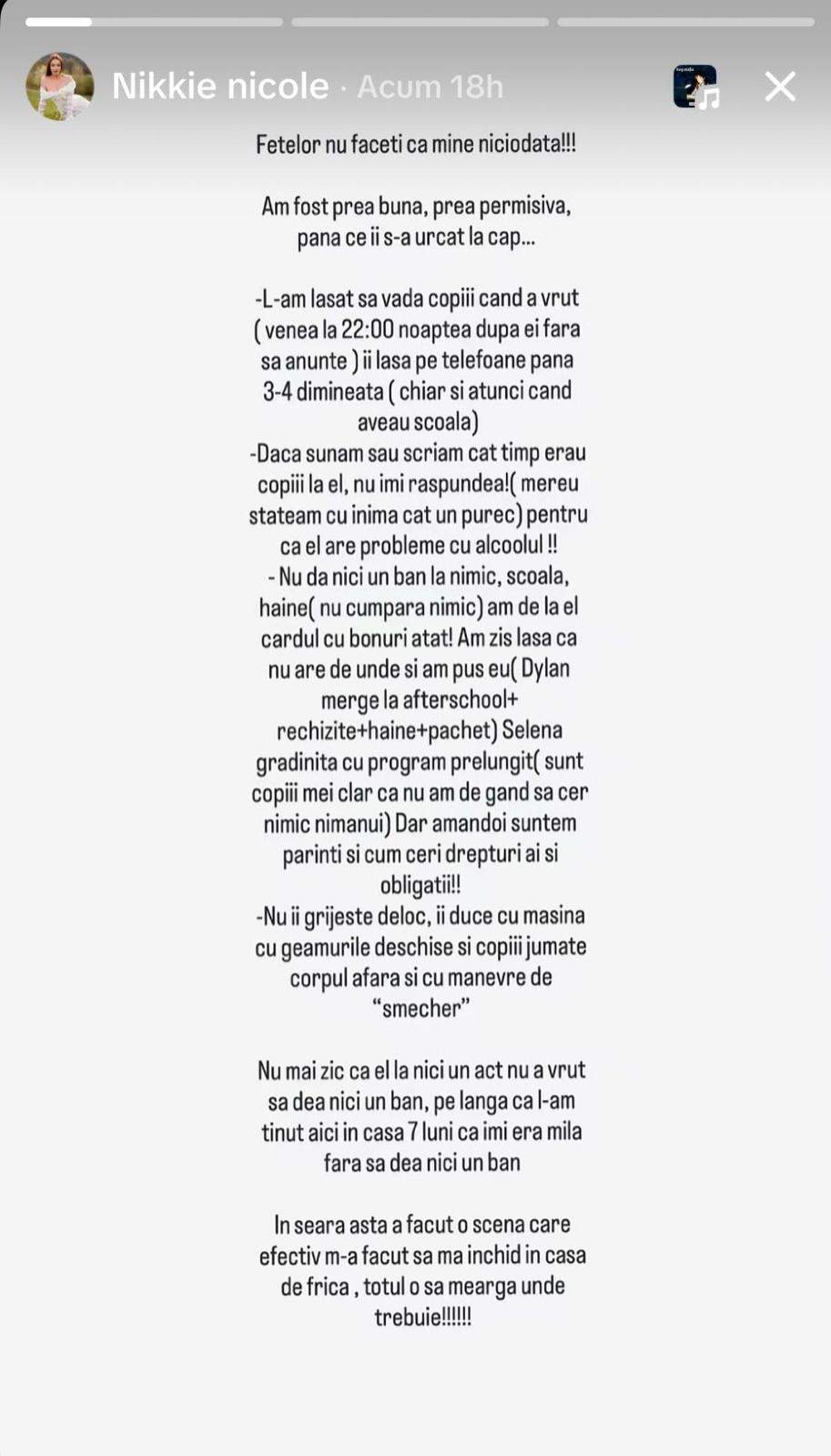 Tiktokeriță celebră din România, în scandal cu fostul soț! Ce acuzații i-a adus: "M-a făcut să mă închid în casă de frică”
