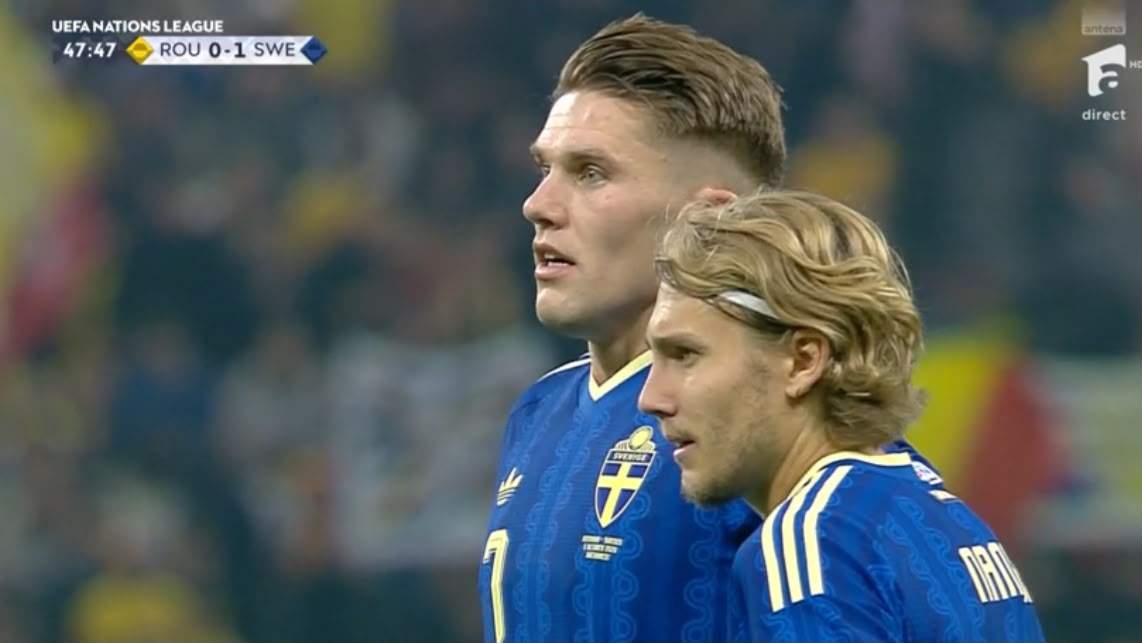 România - Suedia 0-1. „Tricolorii” speră la egalare în ultimele 10 minute