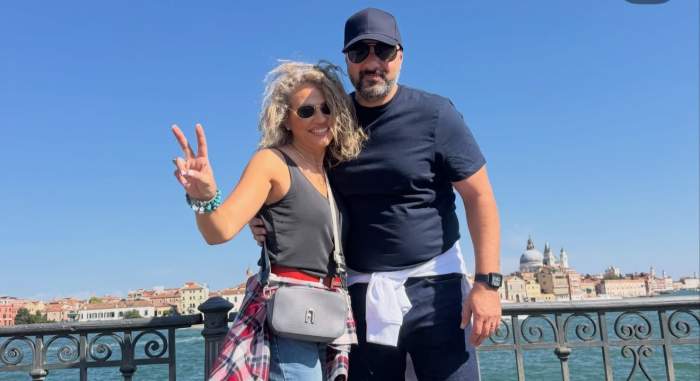 Mirela Vaida și soțul, în vacanță