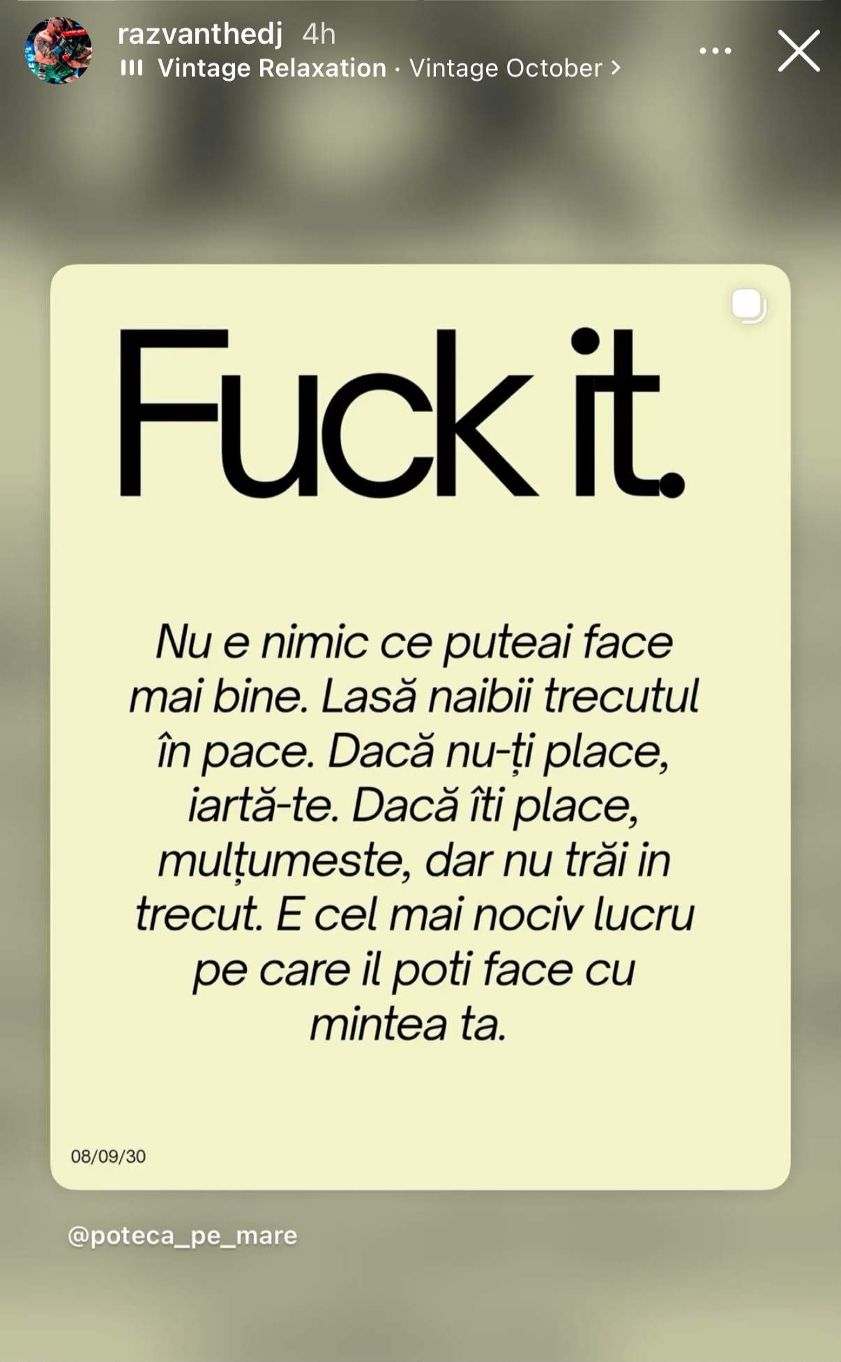 Mesaj Răzvan Kovacs