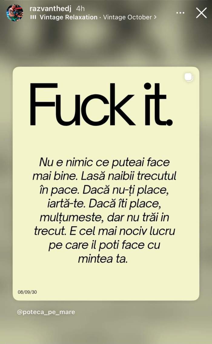 Mesaj Răzvan Kovacs