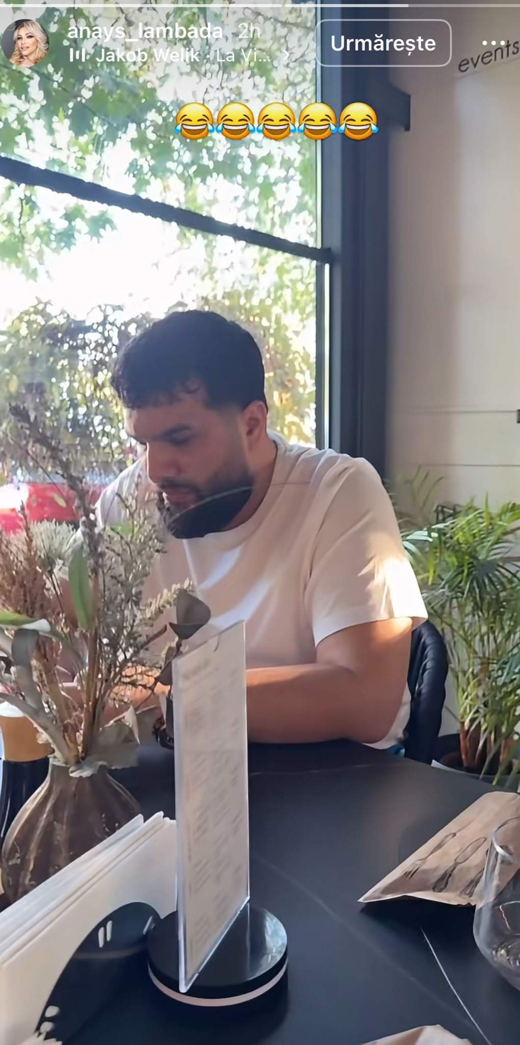 Tzancă Uraganu, la restaurant