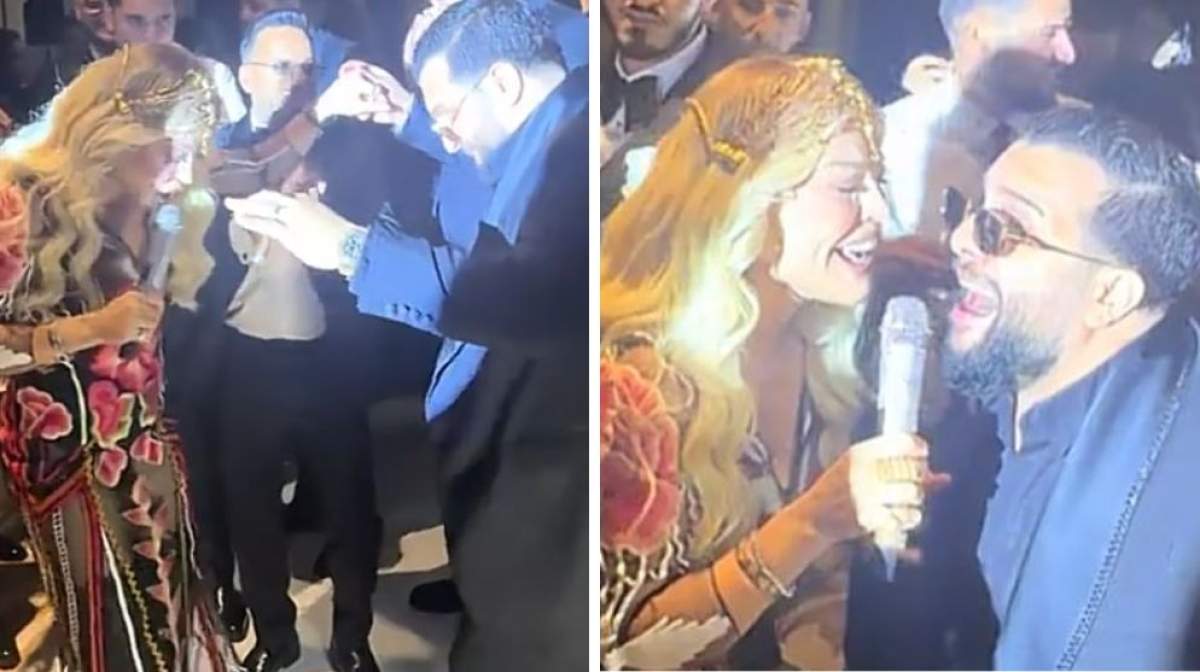 Colaj foto cu Tzancă Uraganu și Loredana Groza