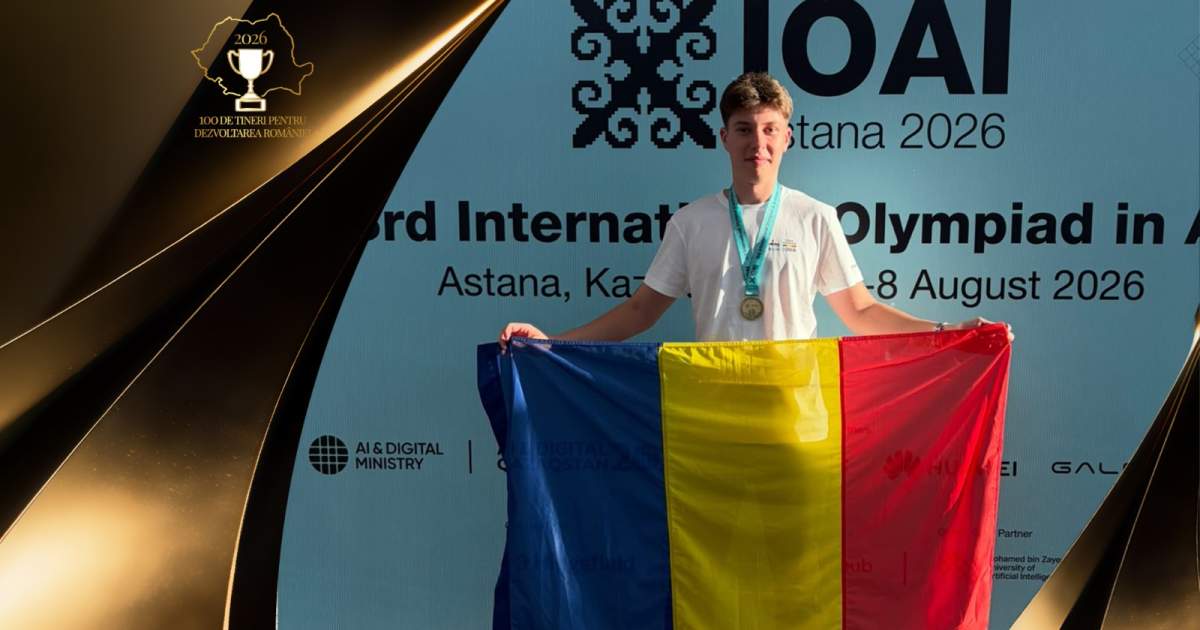 Românul de aur al inteligenței artificiale. Alexandru Thury-Burileanu, printre cei mai buni din lume și în „100 de tineri pentru dezvoltarea României”