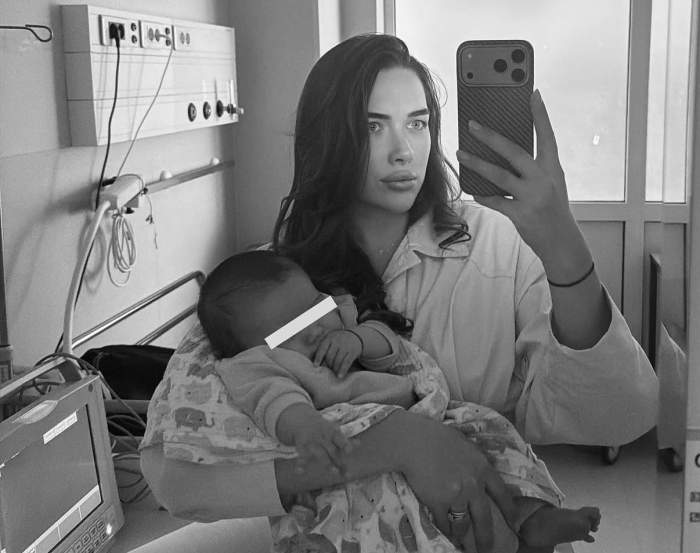 Iustina Loghin și fiul ei