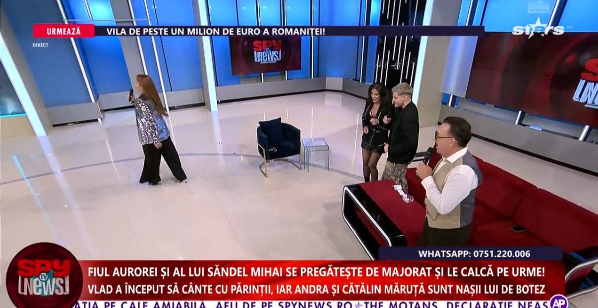 Mara Bănică, apariție de senzație în direct! Prezentatoarea de la Antena Stars a apelat la o ținută all black