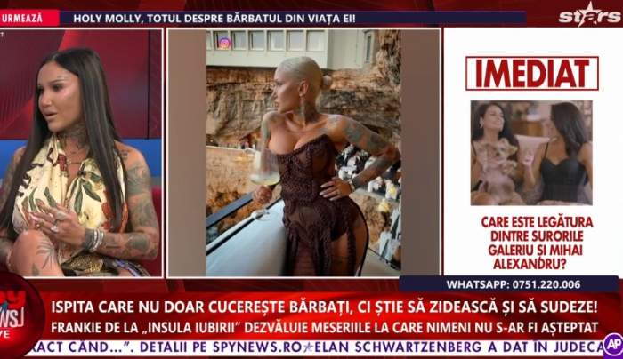 Frankie de la Insula Iubirii, la Spynews TV Live