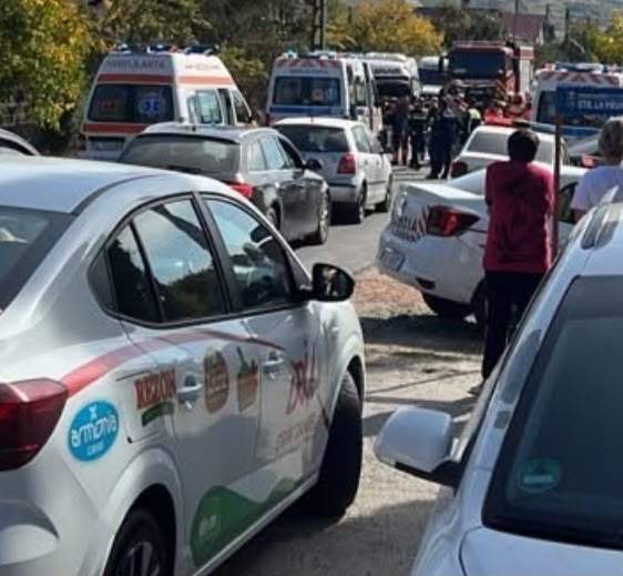Accident rutier grav în Vâlcea! A fost activat Planul Roșu