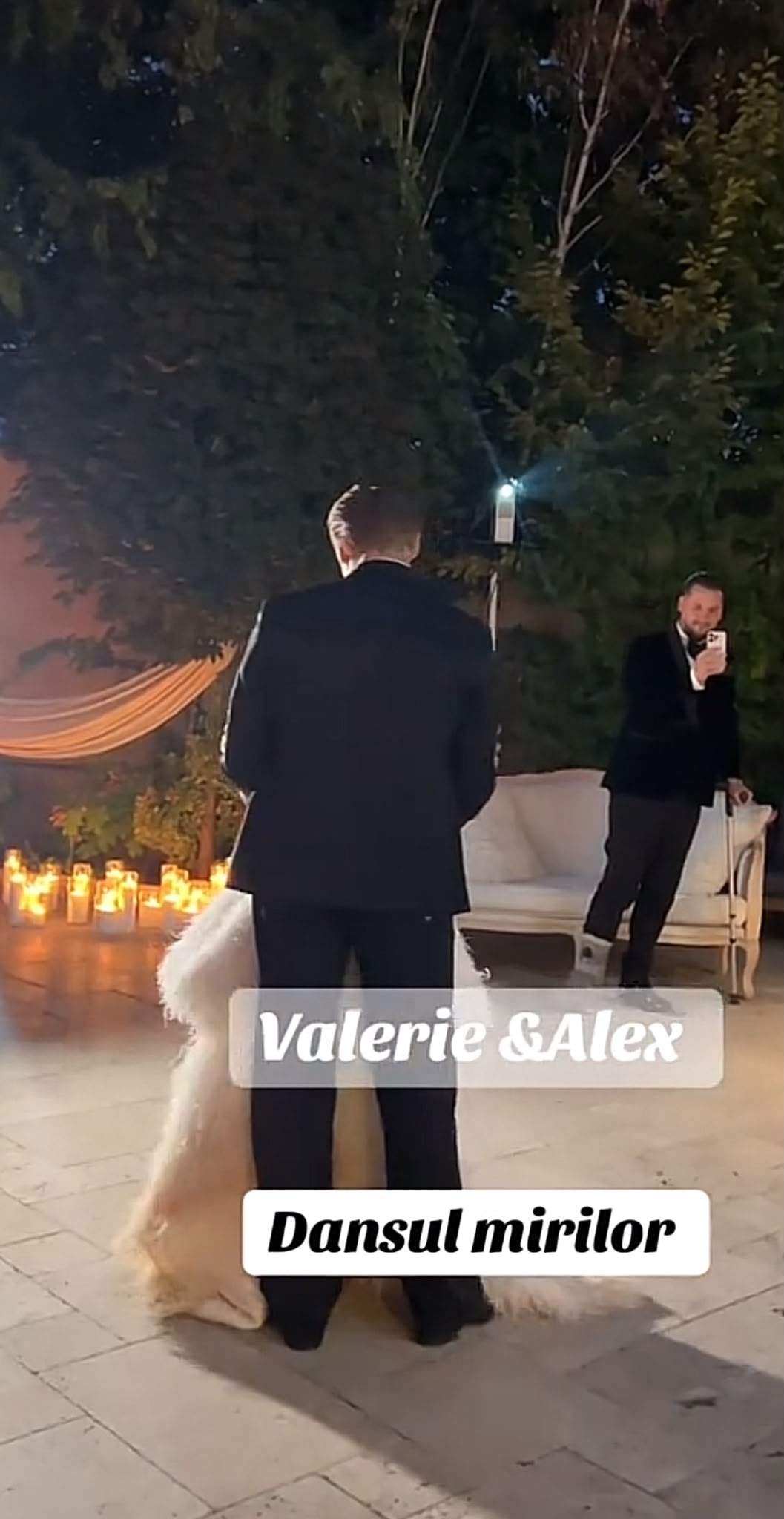 Valerie Lungu și Alex Galca fac dansul mirilor