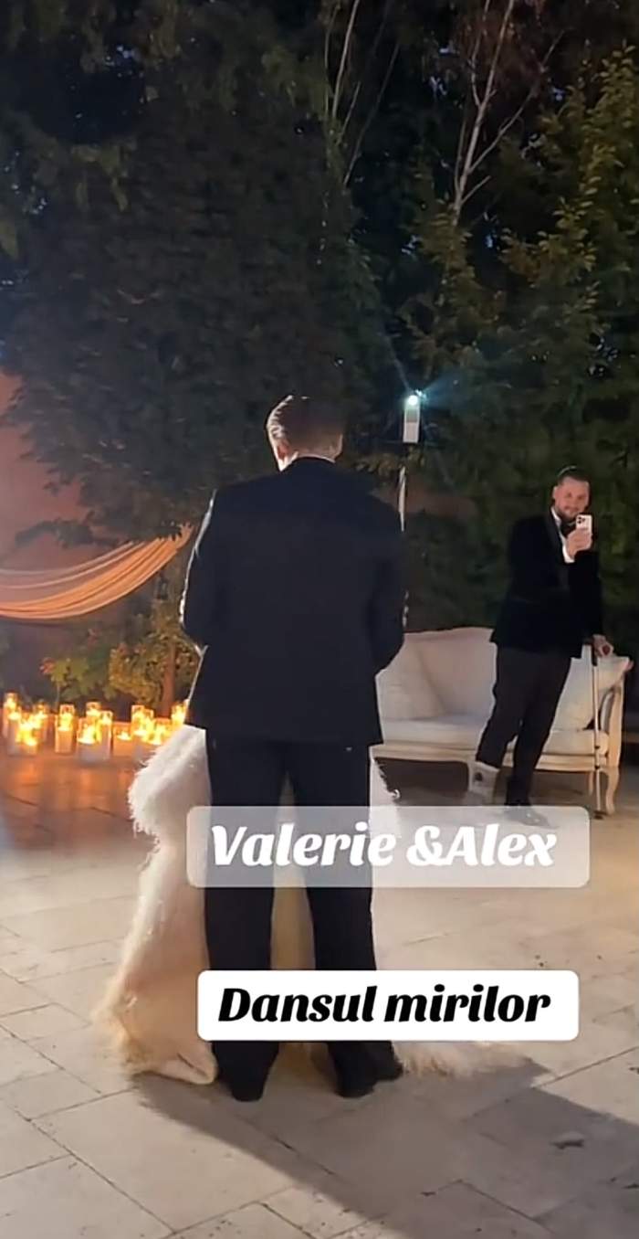 Valerie Lungu și Alex Galca fac dansul mirilor