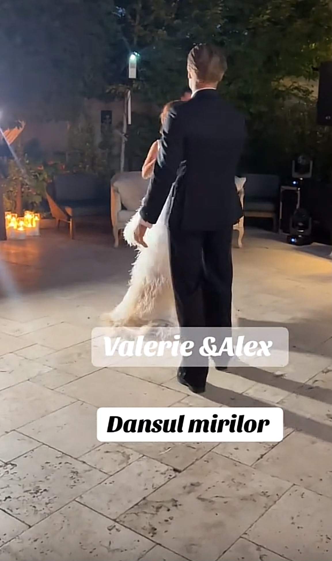 Valerie Lungu dansează cu soțul ei