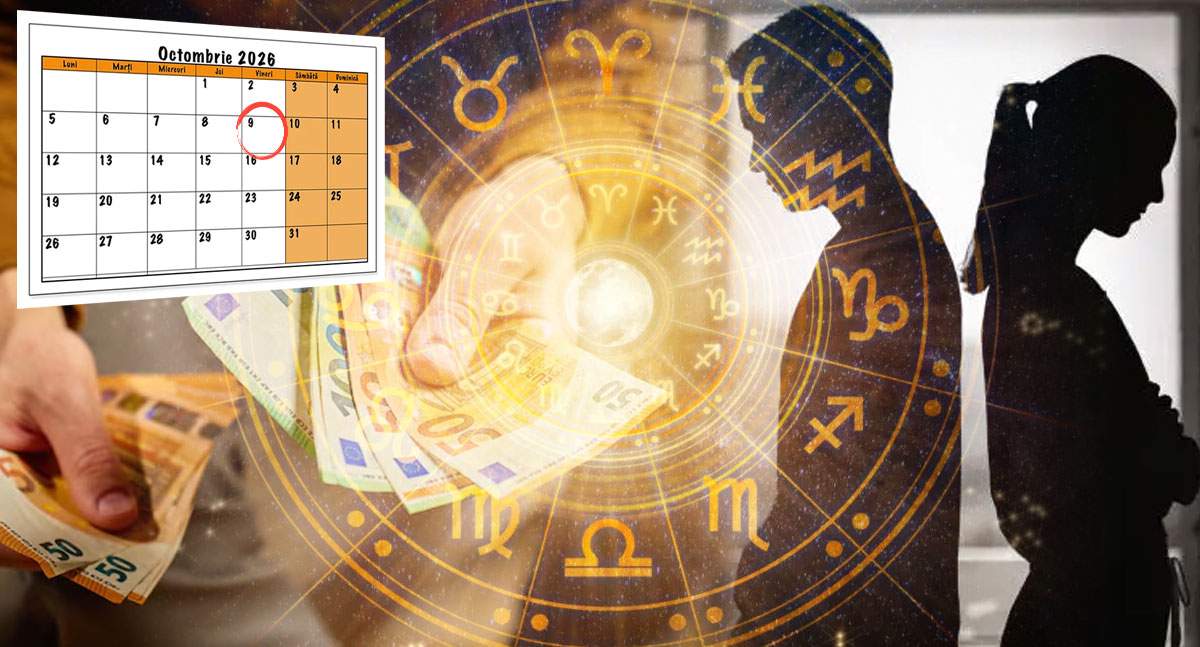 Horoscop 9 octombrie 2026. Trei zodii primesc vești care le pot schimba viața. Cine are noroc la bani și cine trece prin momente dificile în dragoste