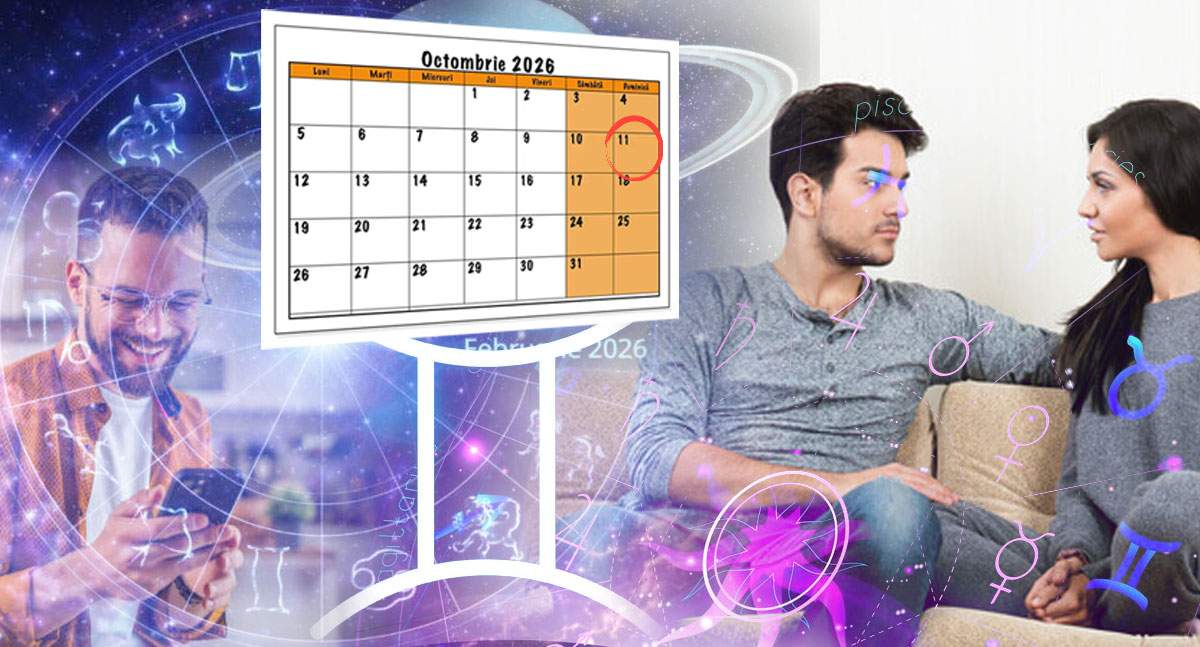 Horoscop 11 octombrie 2026. Patru zodii primesc vești importante. O zi cu schimbări în dragoste și decizii neașteptate
