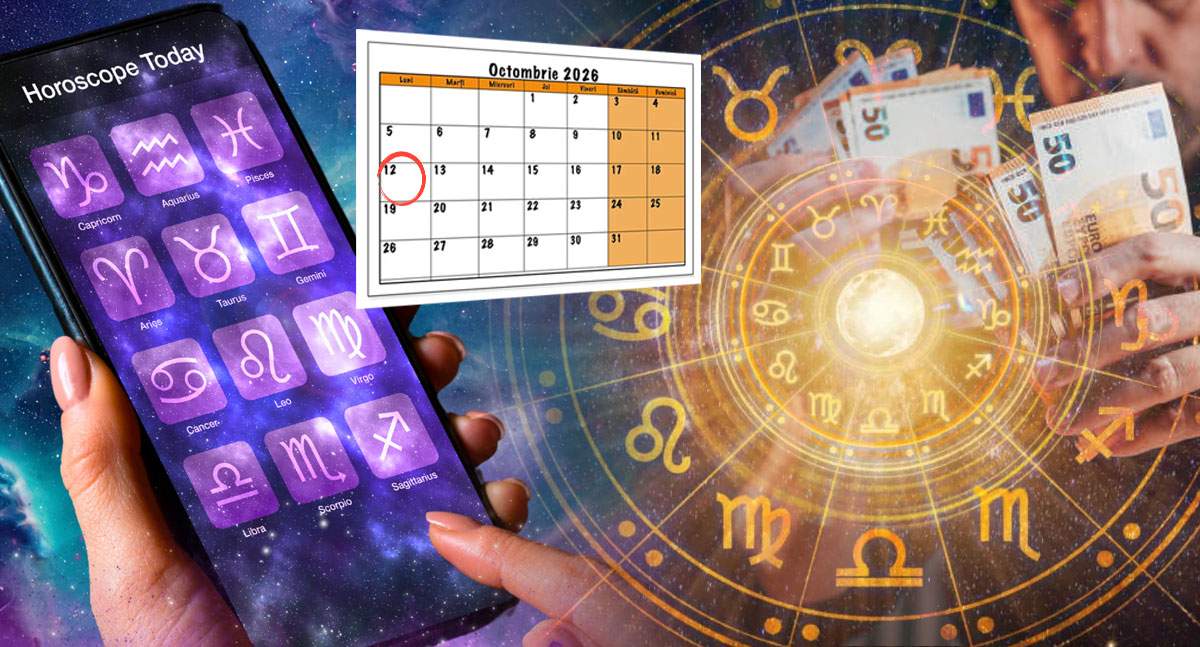 Horoscop 12 octombrie 2026. Trei zodii au noroc la bani și oportunități neașteptate. Cine începe săptămâna cu dreptul